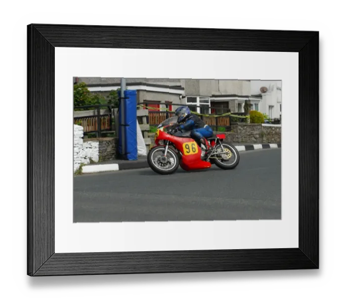 Framed Print : Tony Russell (NRE Weslake Seeley) 2014 Pre TT Classic Framed Print : Tony Russell (NRE Weslake Seeley) 2014 Pre TT Classic