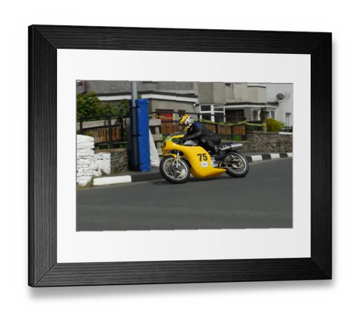 Framed Print : Tilmann Runck (Seeley G50) 2014 Pre TT Classic Framed Print : Tilmann Runck (Seeley G50) 2014 Pre TT Classic