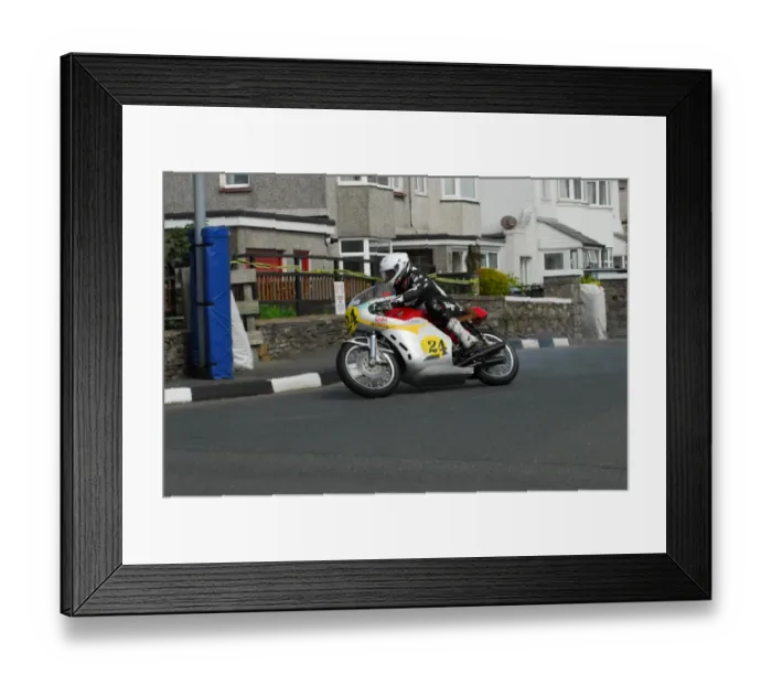 Framed Print : Dean Martin (DMS Honda) 2014 Pre TT Classic