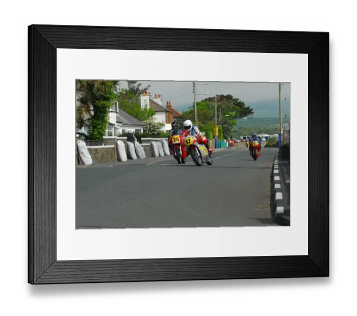Framed Print : Dean Martin (DMS Honda) leads Gary Hutton (Honda, 26) 2014 Pre TT Classic Framed Print : Dean Martin (DMS Honda) leads Gary Hutton (Honda, 26) 2014 Pre TT Classic