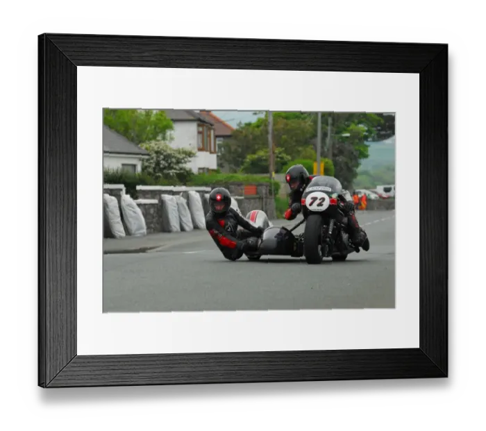 Framed Print : Guido Reichmouth & Zita Reichmouth (Ducati) 2014 Pre TT Classic Framed Print : Guido Reichmouth & Zita Reichmouth (Ducati) 2014 Pre TT Classic