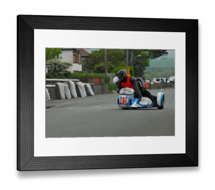 Framed Print : Jose Nobre & Marc Therasse (Ireson) 2014 Pre TT Classic