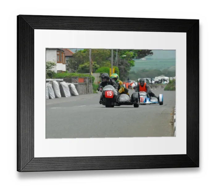 Framed Print : Nigel Smith & Chris McGahan (BSA Hewith) 2014 Pre TT Classic Framed Print : Nigel Smith & Chris McGahan (BSA Hewith) 2014 Pre TT Classic