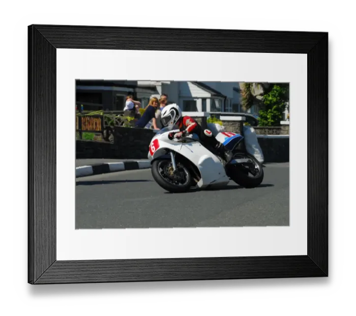 Framed Print : Paul Coward (Suzuki) 2014 Pre TT Classic Framed Print : Paul Coward (Suzuki) 2014 Pre TT Classic