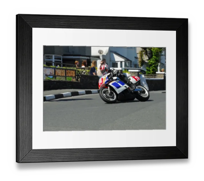 Framed Print : Mike Walker (Yamaha) 2014 Pre TT Classic Framed Print : Mike Walker (Yamaha) 2014 Pre TT Classic
