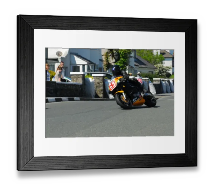 Framed Print : Ken Davis (Ellis Yamaha) 2014 Pre TT Classic Framed Print : Ken Davis (Ellis Yamaha) 2014 Pre TT Classic