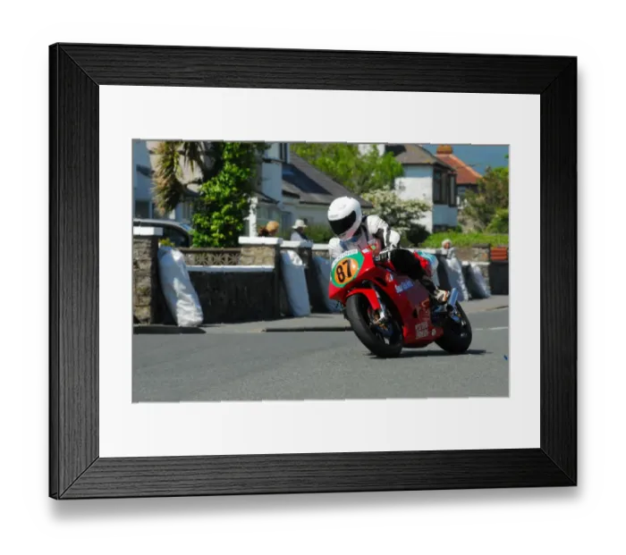 Framed Print : Brian Mateer (Yamaha) 2014 Pre TT Classic Framed Print : Brian Mateer (Yamaha) 2014 Pre TT Classic