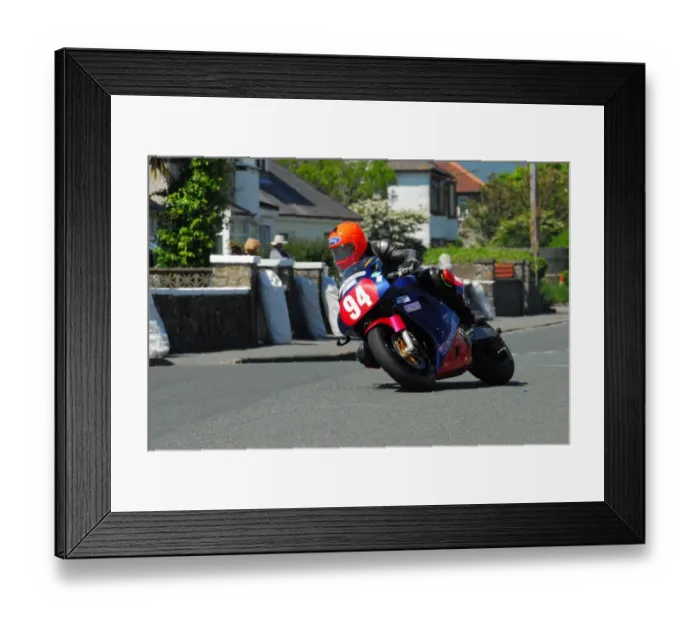 Framed Print : James Ford (Kawasaki) 2014 Pre TT Classic Framed Print : James Ford (Kawasaki) 2014 Pre TT Classic