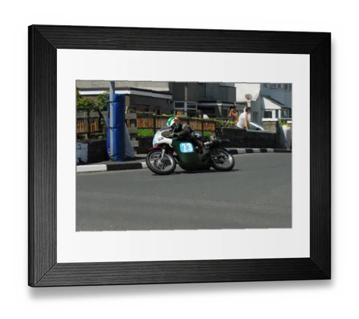 Framed Print : Meredydd Owen (Seeley) 2014 Pre TT Classic Framed Print : Meredydd Owen (Seeley) 2014 Pre TT Classic