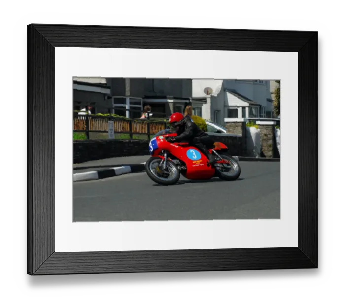 Framed Print : Bill Swallow (Aermacchi) 2014 Pre TT Classic Framed Print : Bill Swallow (Aermacchi) 2014 Pre TT Classic