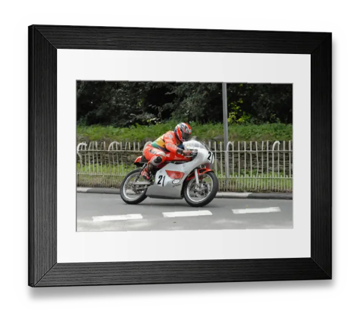Framed Print : Dean Martin (Honda) 2009 Classic TT