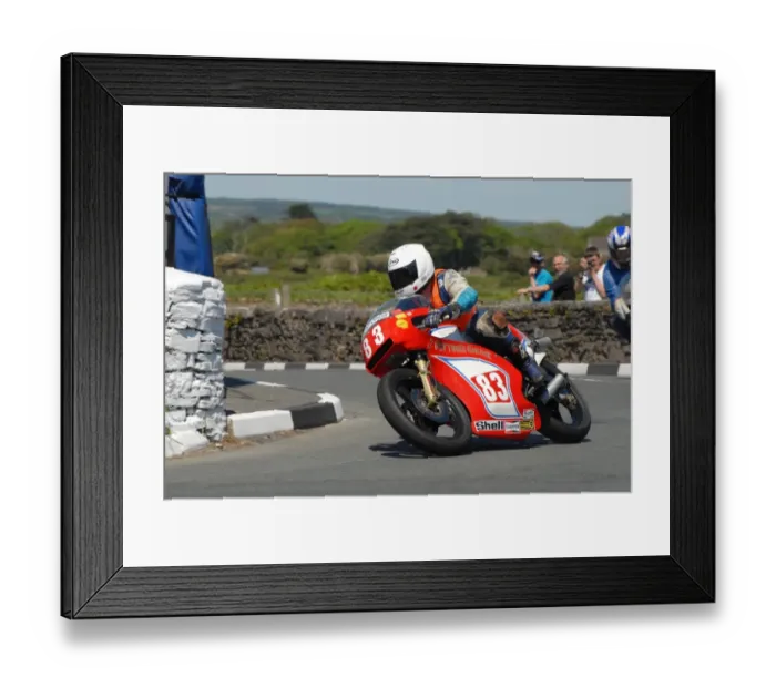 Framed Print : Peter Hindley (Cotton) 2009 Pre TT Classic Framed Print : Peter Hindley (Cotton) 2009 Pre TT Classic