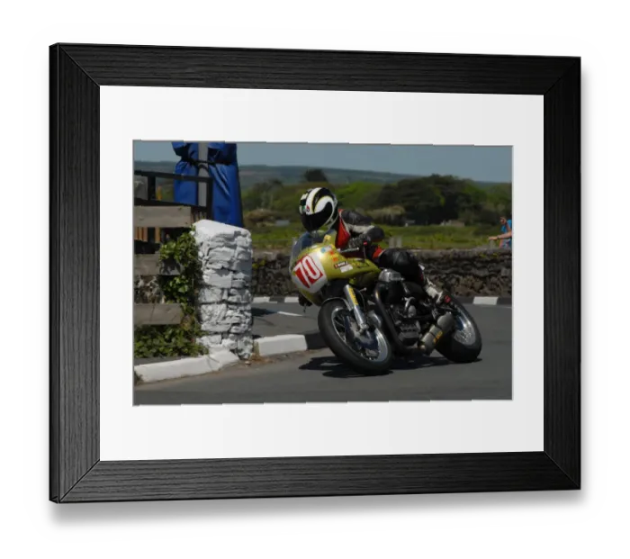 Framed Print : Jussi Luoma (Guzzi) 2009 Pre TT Classic Framed Print : Jussi Luoma (Guzzi) 2009 Pre TT Classic