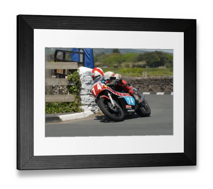 Framed Print : Jamie O Brien (Scott Yamaha) 2009 Pre TT Classic