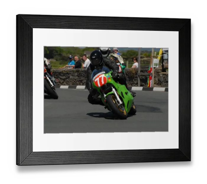 Framed Print : Steve Dobbie (Harris) 2009 Pre TT Classic