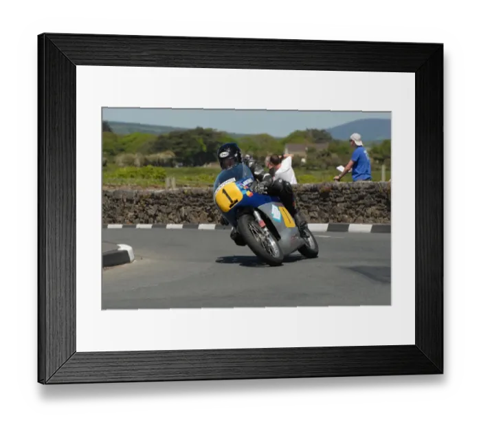 Framed Print : Alan Oversby (Craven Norton) 2009 Pre TT Classic Framed Print : Alan Oversby (Craven Norton) 2009 Pre TT Classic