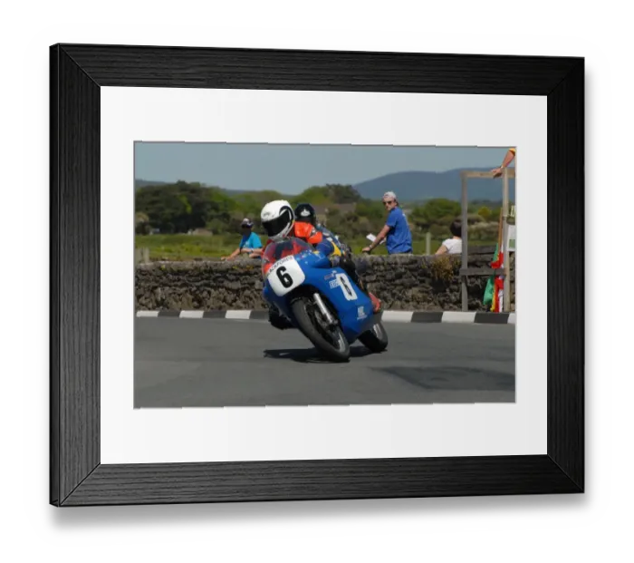 Framed Print : Paul Coward (NRE Weslake) 2009 Pre TT Classic Framed Print : Paul Coward (NRE Weslake) 2009 Pre TT Classic