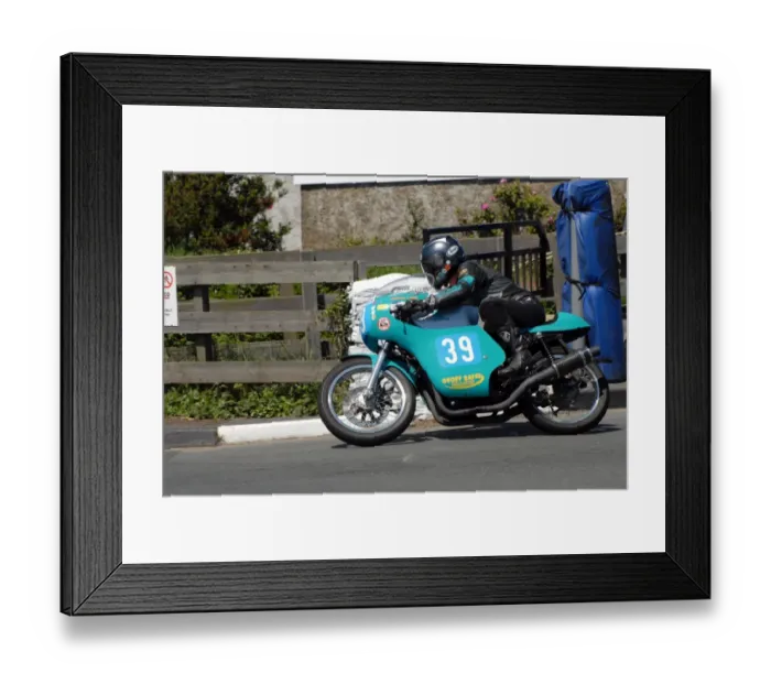 Framed Print : Geoff Bates (Bates Honda) 2009 Pre TT Classic Framed Print : Geoff Bates (Bates Honda) 2009 Pre TT Classic