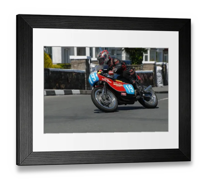 Framed Print : Tom Jackson (Jackson Suzuki) 2009 Pre TT Classic Framed Print : Tom Jackson (Jackson Suzuki) 2009 Pre TT Classic