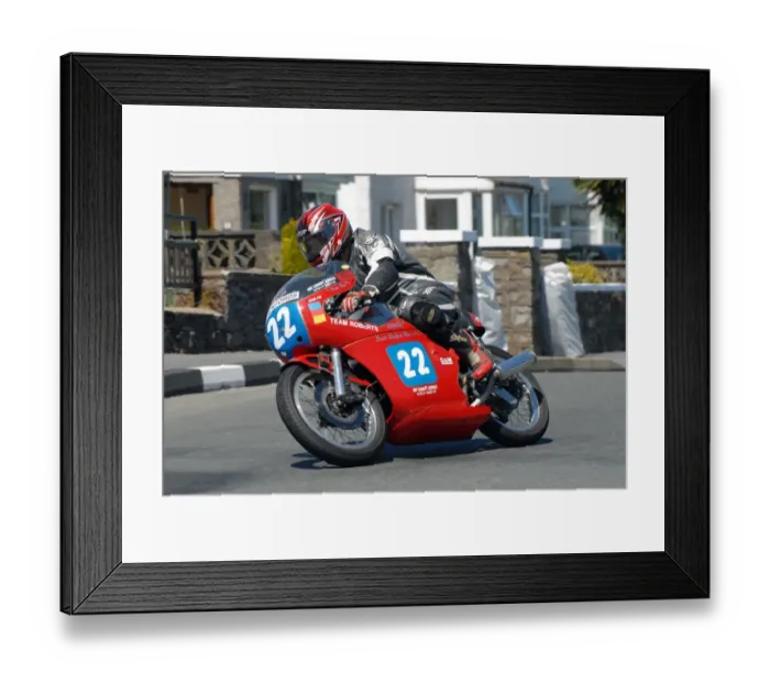 Framed Print : Trevor Rufus (Honda Drixton) 2009 Pre TT Classic Framed Print : Trevor Rufus (Honda Drixton) 2009 Pre TT Classic