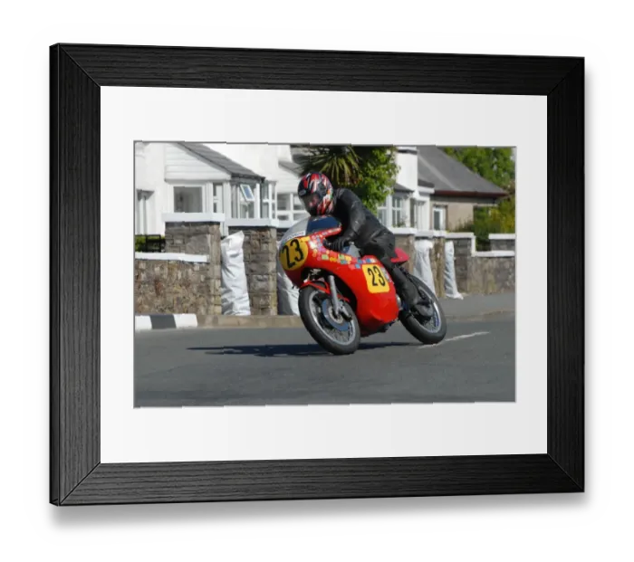 Framed Print : Harold Bromiley (Cowles Matchless) 2009 Pre TT Classic Framed Print : Harold Bromiley (Cowles Matchless) 2009 Pre TT Classic
