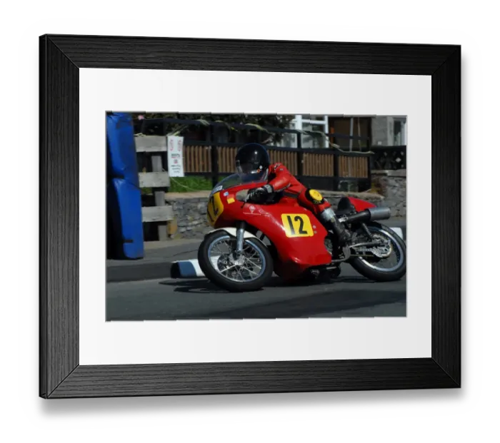 Framed Print : Meredydd Owen (Seeley G50) 2009 Pre TT Classic