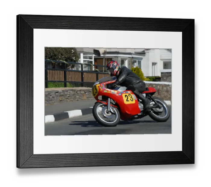 Framed Print : Harold Bromiley (Matchless) 2009 Pre TT Classic Framed Print : Harold Bromiley (Matchless) 2009 Pre TT Classic