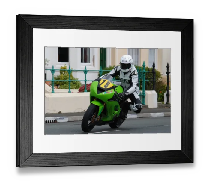 Framed Print : Tony Limer (Kawasaki) 2011 Senior Manx Grand Prix Framed Print : Tony Limer (Kawasaki) 2011 Senior Manx Grand Prix