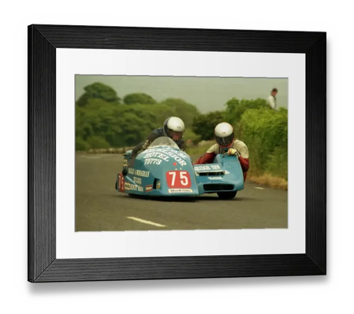 Framed Print : Dennis Keen & Robert Parker (Yamaha) 1988 Sidecar TT Framed Print : Dennis Keen & Robert Parker (Yamaha) 1988 Sidecar TT