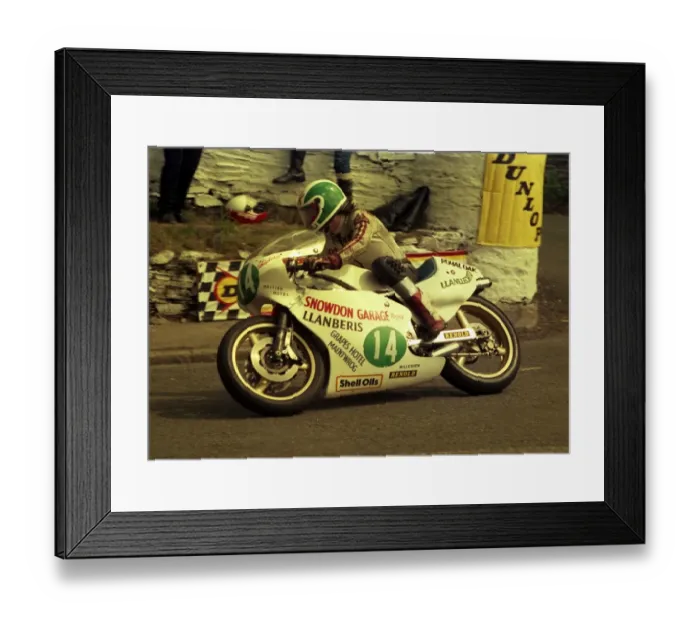 Framed Print : Kenny Shepherd (Spondon) 1986 Junior TT Framed Print : Kenny Shepherd (Spondon) 1986 Junior TT