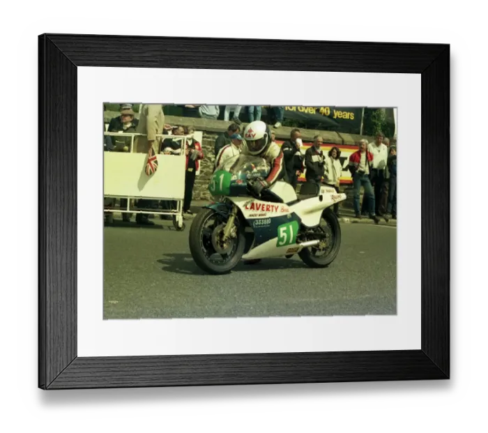 Framed Print : Ray Hanna (Rotax) 1986 Junior TT Framed Print : Ray Hanna (Rotax) 1986 Junior TT