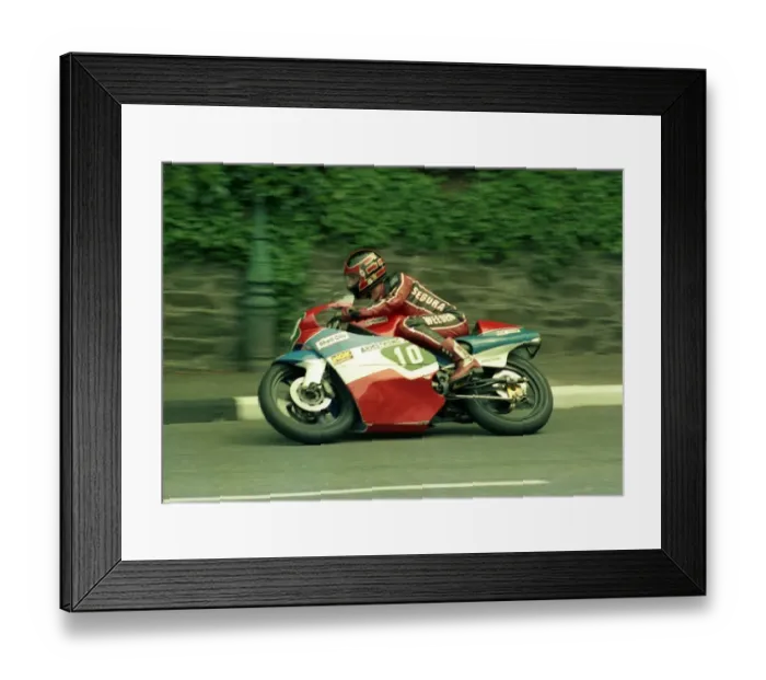 Framed Print : John Weeden (Armstrong) 1986 Junior TT Framed Print : John Weeden (Armstrong) 1986 Junior TT
