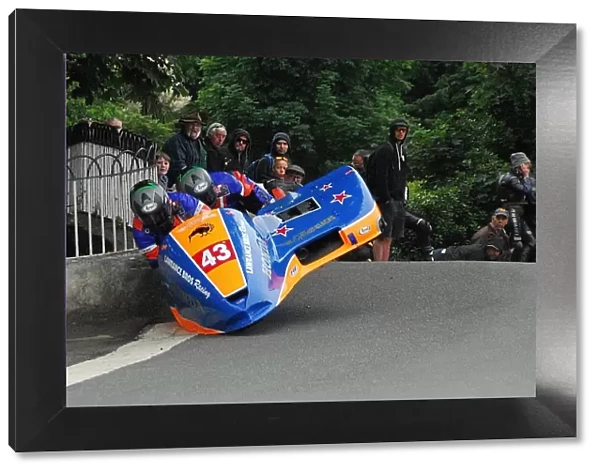 Chris Lawrance & Darren Prentis (BLR Honda) 2015 Sidecar TT
