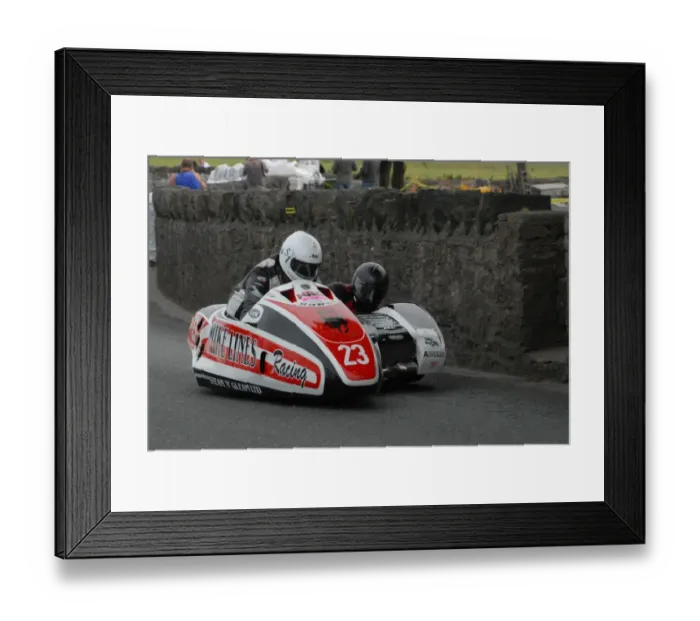 Framed Print : Michael Lines & Kevin Perry (LCR Honda) 2009 Southern 100 Framed Print : Michael Lines & Kevin Perry (LCR Honda) 2009 Southern 100