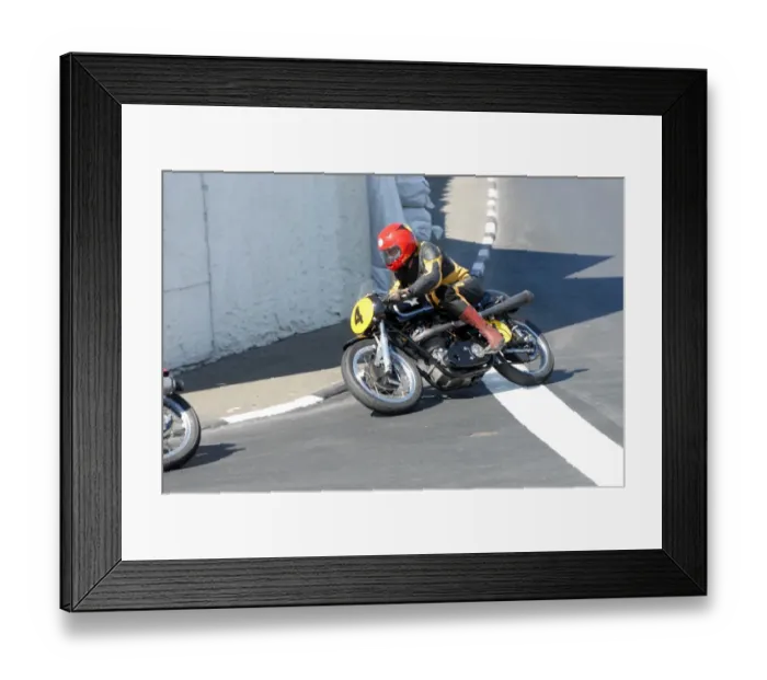 Framed Print : Bill Swallow (Matchless) 2010 Pre TT Classic Framed Print : Bill Swallow (Matchless) 2010 Pre TT Classic
