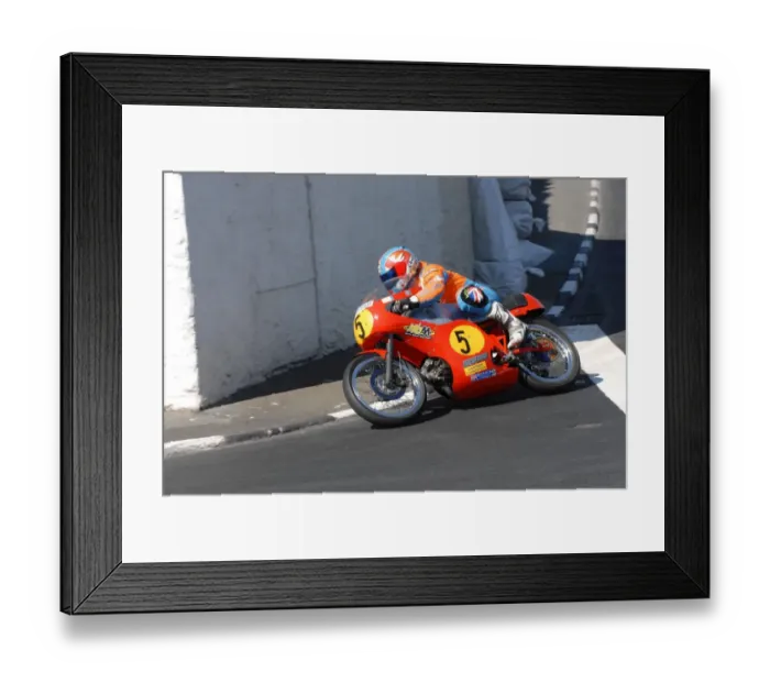 Framed Print : Roy Richardson (FCL Aermacchi) 2010 Pre TT Classic Framed Print : Roy Richardson (FCL Aermacchi) 2010 Pre TT Classic