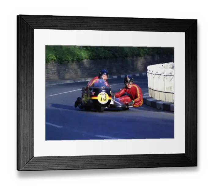 Framed Print : Roger Aldous & Peter Lucock (Triumph) 1974 750 Sidecar TT Framed Print : Roger Aldous & Peter Lucock (Triumph) 1974 750 Sidecar TT