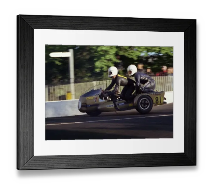 Framed Print : Roger Aldous & Peter Lucock (Triumph) 1973 750 Sidecar TT Framed Print : Roger Aldous & Peter Lucock (Triumph) 1973 750 Sidecar TT