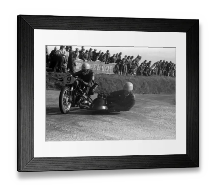 Framed Print : Jack Wijns & Jean Vervoot (BMW) 1956 Sidecar TT Framed Print : Jack Wijns & Jean Vervoot (BMW) 1956 Sidecar TT