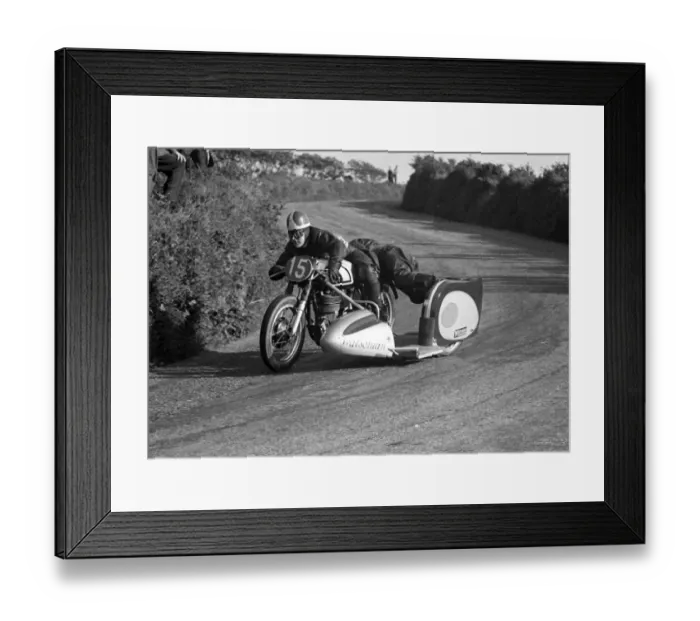 Framed Print : Frank Taylor & Ronnie Taylor (Norton) 1954 Sidecar TT Framed Print : Frank Taylor & Ronnie Taylor (Norton) 1954 Sidecar TT
