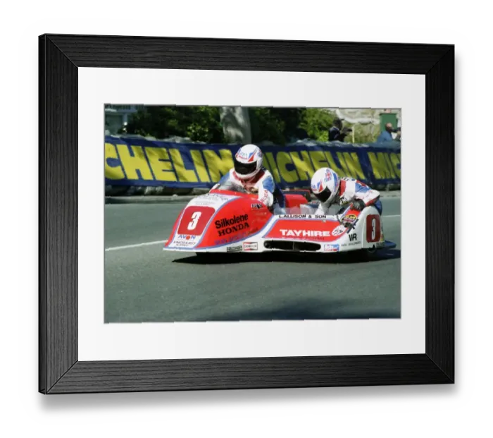 Framed Print : Mick Boddice & Dave Wells (Honda) 1991 Sidecar TT Framed Print : Mick Boddice & Dave Wells (Honda) 1991 Sidecar TT
