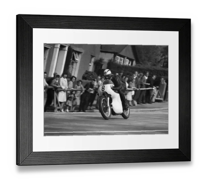 Framed Print : Alan Lawton (Norton) 1962 Junior Manx Grand Prix Framed Print : Alan Lawton (Norton) 1962 Junior Manx Grand Prix