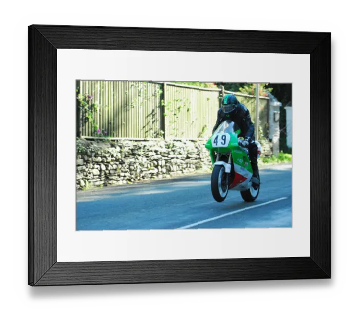 Framed Print : Neal Champion (Kawasaki) 2015 Formula One Classic TT