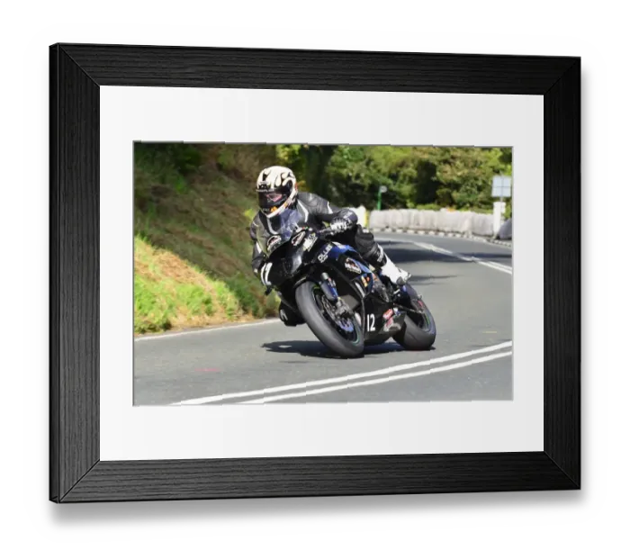Framed Print : Andy Farrell (Kawasaki) 2014 Junior Manx Grand Prix Framed Print : Andy Farrell (Kawasaki) 2014 Junior Manx Grand Prix
