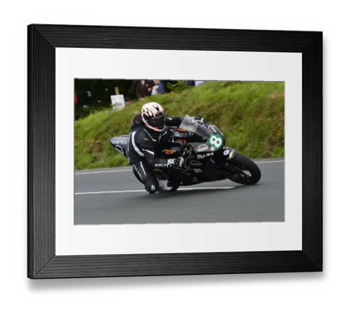 Framed Print : Andy Farrell (Kawasaki) 2014 Super Twin Manx Grand Prix Framed Print : Andy Farrell (Kawasaki) 2014 Super Twin Manx Grand Prix