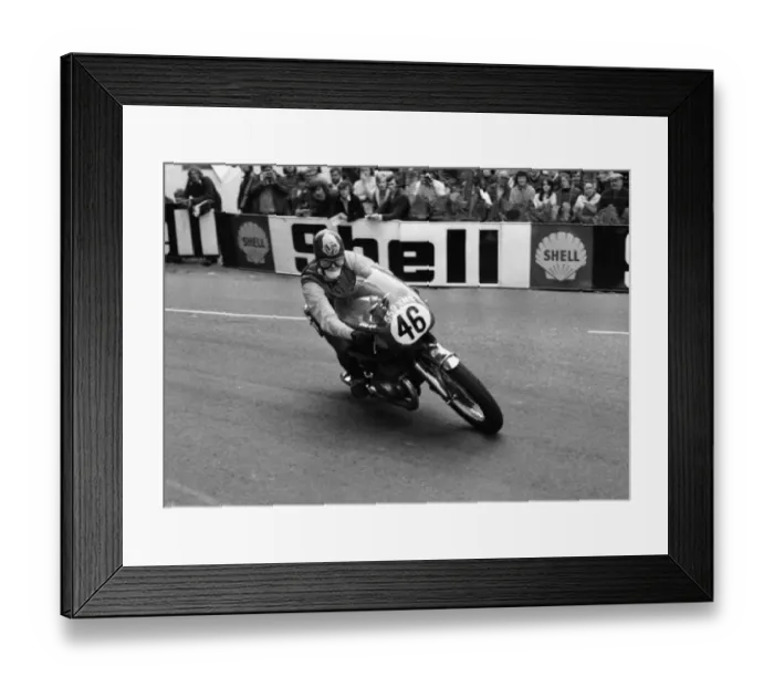 Framed Print : Danny Shimmin (Suzuki) 1971 Production TT Framed Print : Danny Shimmin (Suzuki) 1971 Production TT