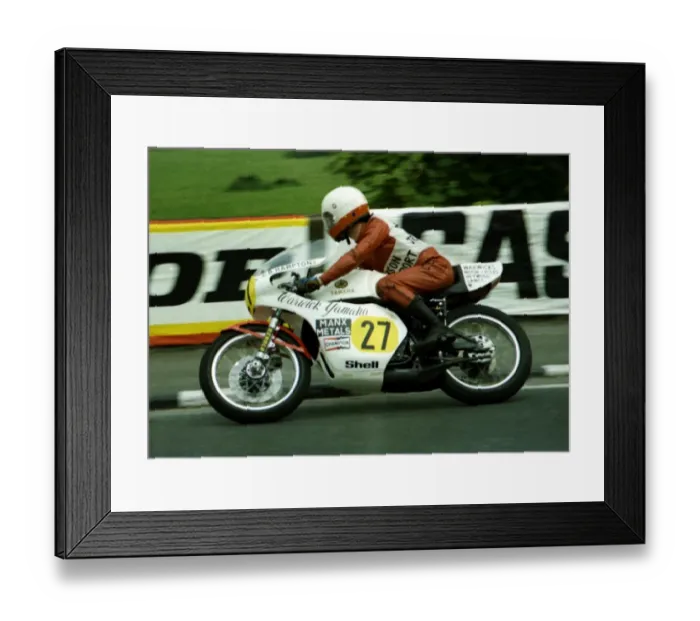 Framed Print : Noel Clegg (Yamaha) 1976 Senior TT Framed Print : Noel Clegg (Yamaha) 1976 Senior TT