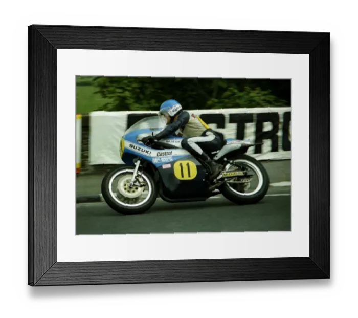 Framed Print : Jack Findlay (Suzuki) 1976 Senior TT Framed Print : Jack Findlay (Suzuki) 1976 Senior TT
