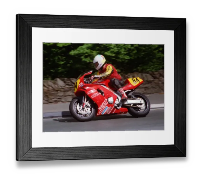 Framed Print : Trevor Keys (Yamaha) 1995 Junior TT Framed Print : Trevor Keys (Yamaha) 1995 Junior TT