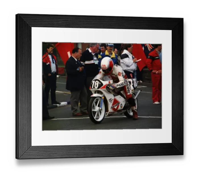 Framed Print : Richard Mortimer (Honda) 1990 Ultra Lightweight TT Framed Print : Richard Mortimer (Honda) 1990 Ultra Lightweight TT